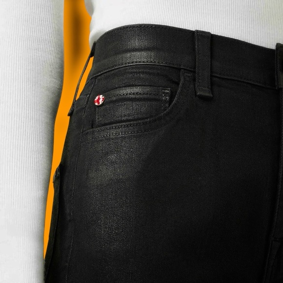 Hudson Jeans Women’s ‘Noa’ High-Rise Straight-Leg Cropped Jeans in “Stellar” 29 - Picture 6 of 16